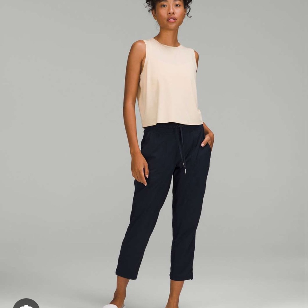 Lululemon Navy Blue Dance Studio Crop Pants